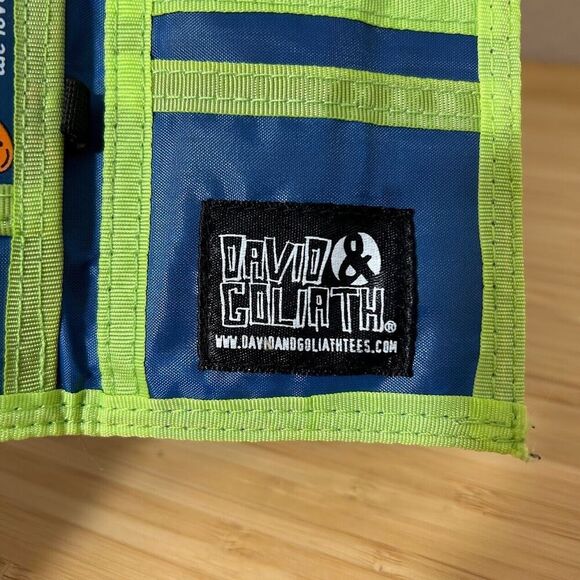 VTG Y2K David & Goliath Don't Eat Us, We Love You Sushi Trifold Wallet - Picture 7 of 7